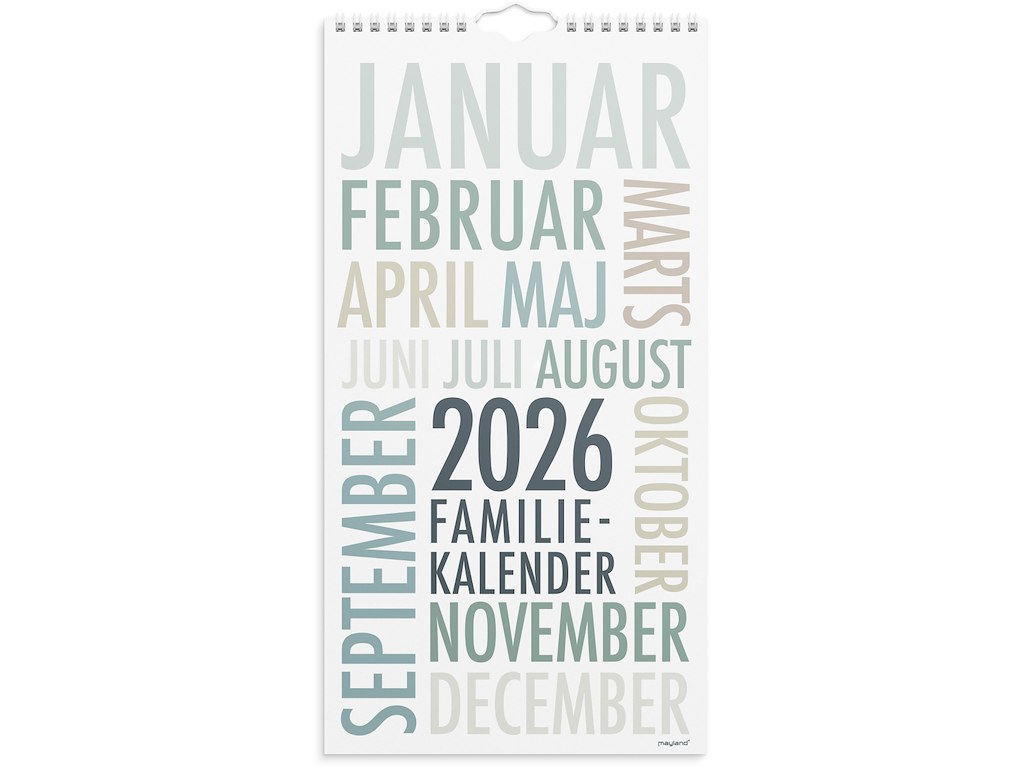 Familiekalender TrendArt 2026