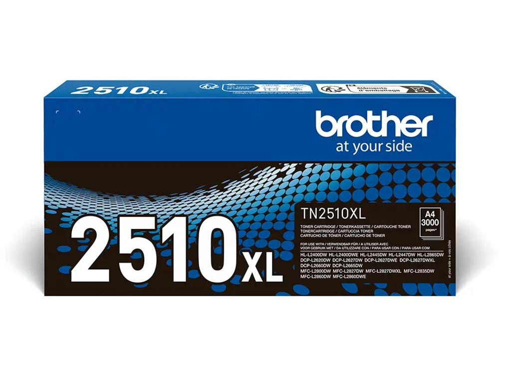 Brother toner TN-2510XL, 3000 sider