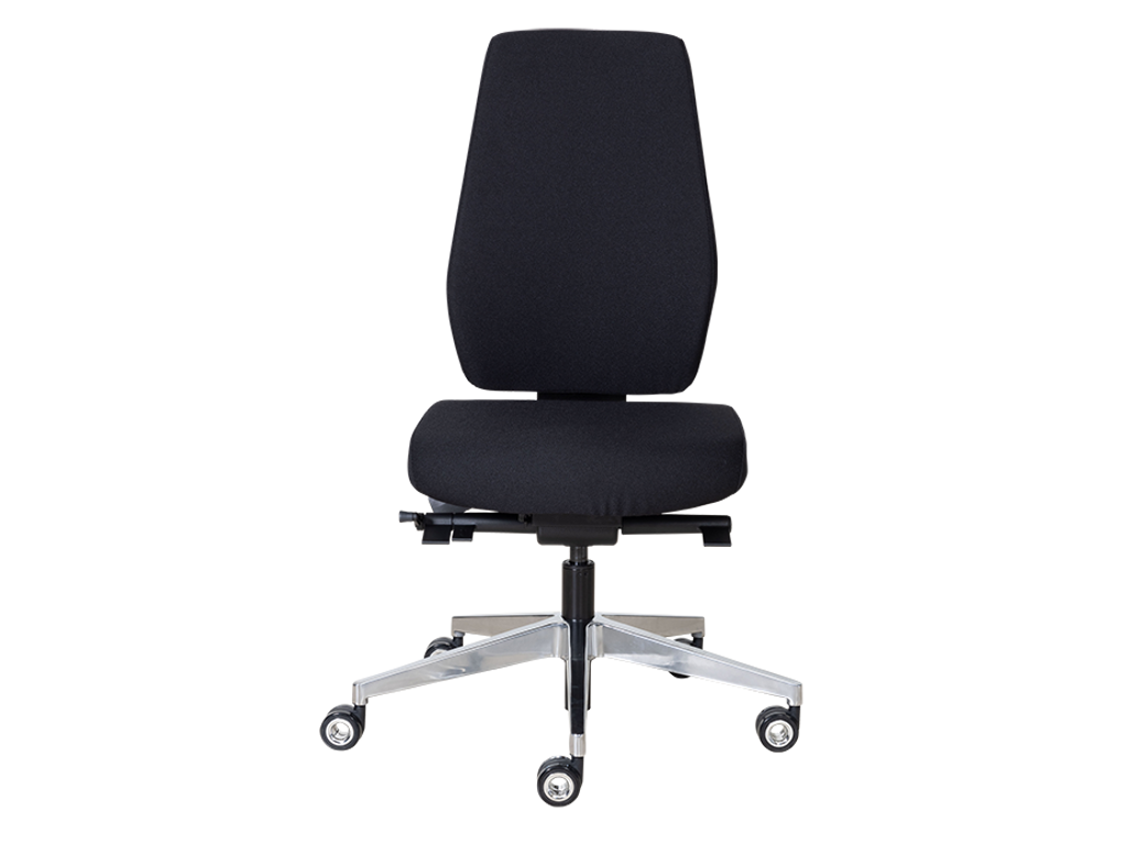 Kontorstol uden armlæn | Ventus Office 4 |  Sort