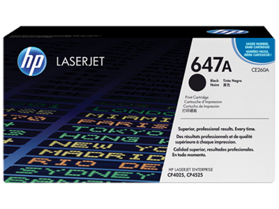 HP 647A toner CE260A sort, 8500 sider