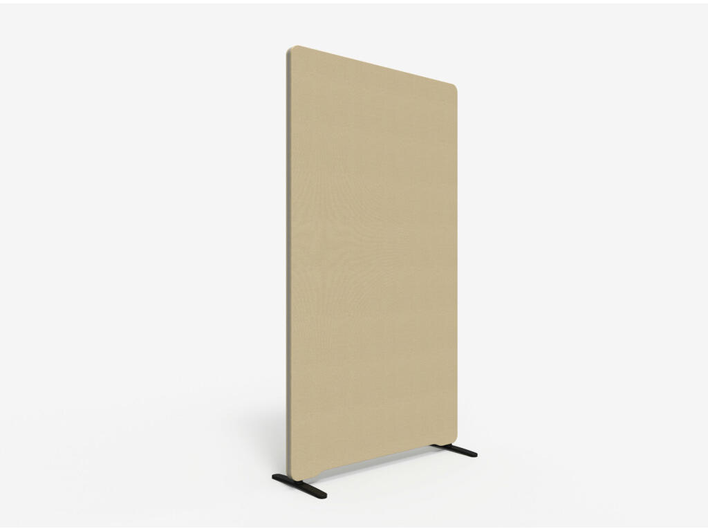 Lintex Gulvskærm Edge 1000 x 1800 mm Beige Fiji Stof/grå Kantliste