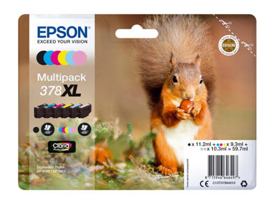 Epson T378XL blæk sampak 6 farver