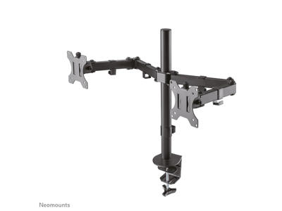 Desk Mount til 2 skærme Neomounts 10-32" sort