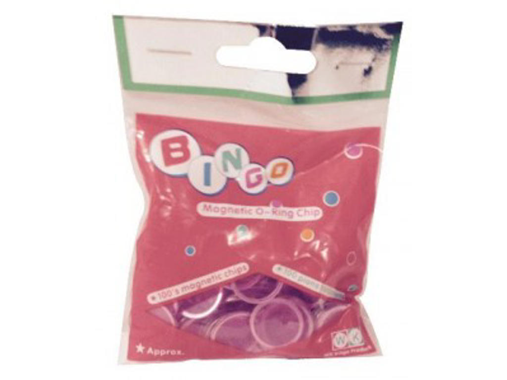 Dækbrikker med magnet pink 100 stk