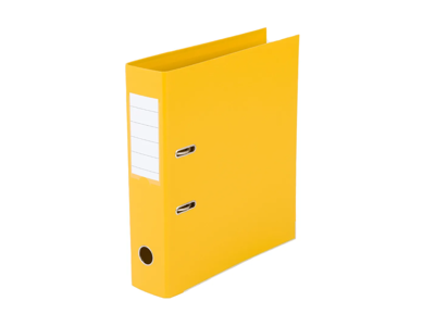 Brevordner A4 75 mm Q-line gul
