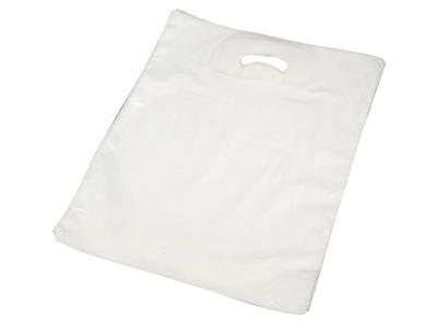 Bærepose 550x550/50 hvid 45 my 250 stk