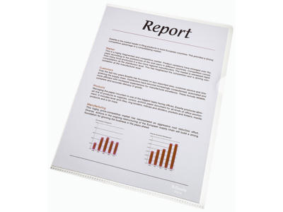 Plastomslag A4 0,105 glasklar 100 stk Esselte