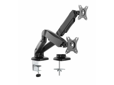 Desk Mount til 2 skærme Sinox op til 32" sort