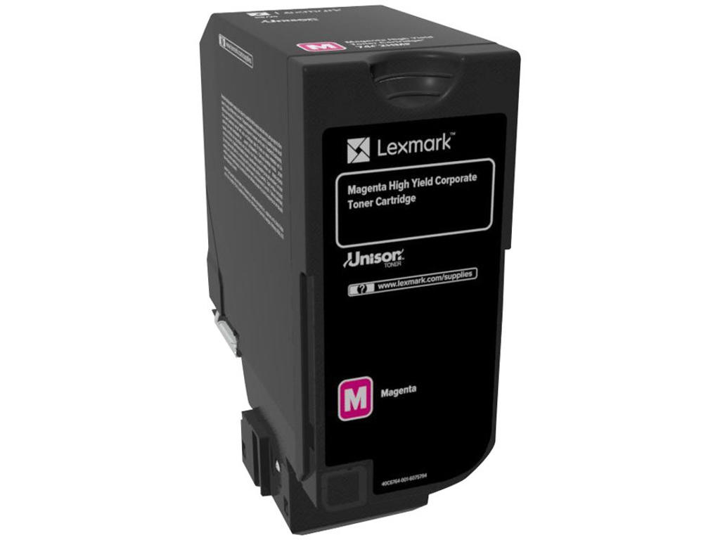 Lexmark toner 74C2SM0 magenta, 7000 sider