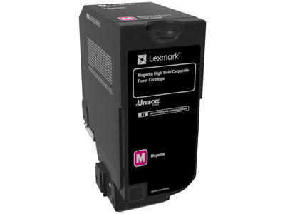 Lexmark toner 74C2SM0 magenta, 7000 sider