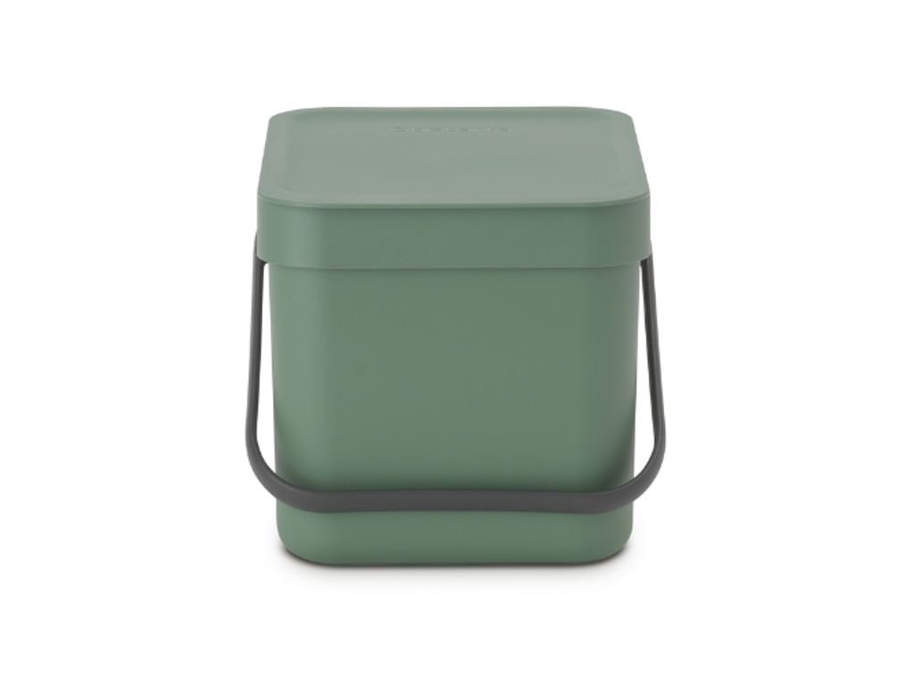 Brabantia Affaldsspand med låg | 6 Liter | Grøn | Affaldssystem