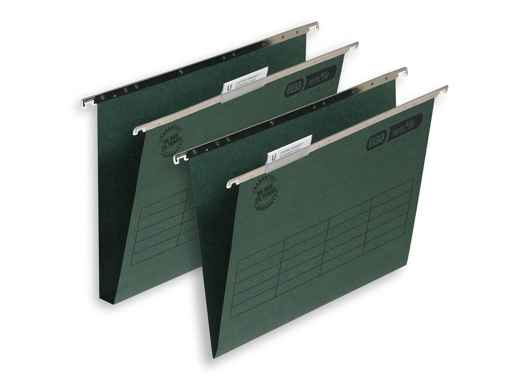 Hængemappe Elba A4 V-bund grøn