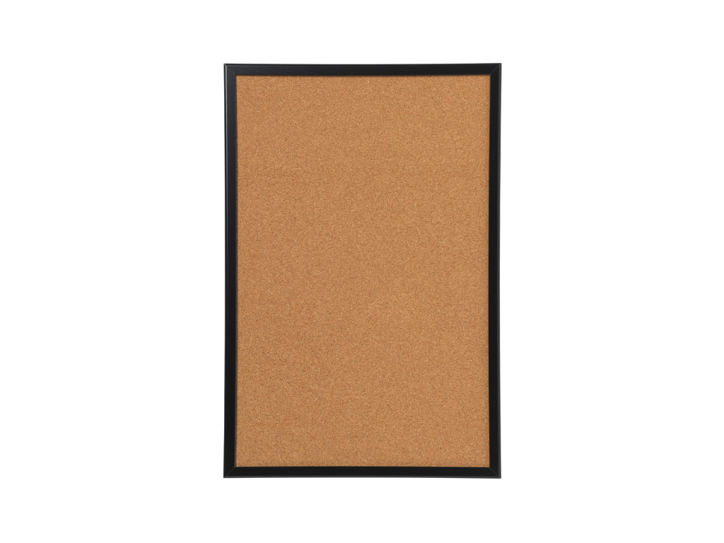 Naga Opslagstavle kork med sort ramme 60 x 40 cm