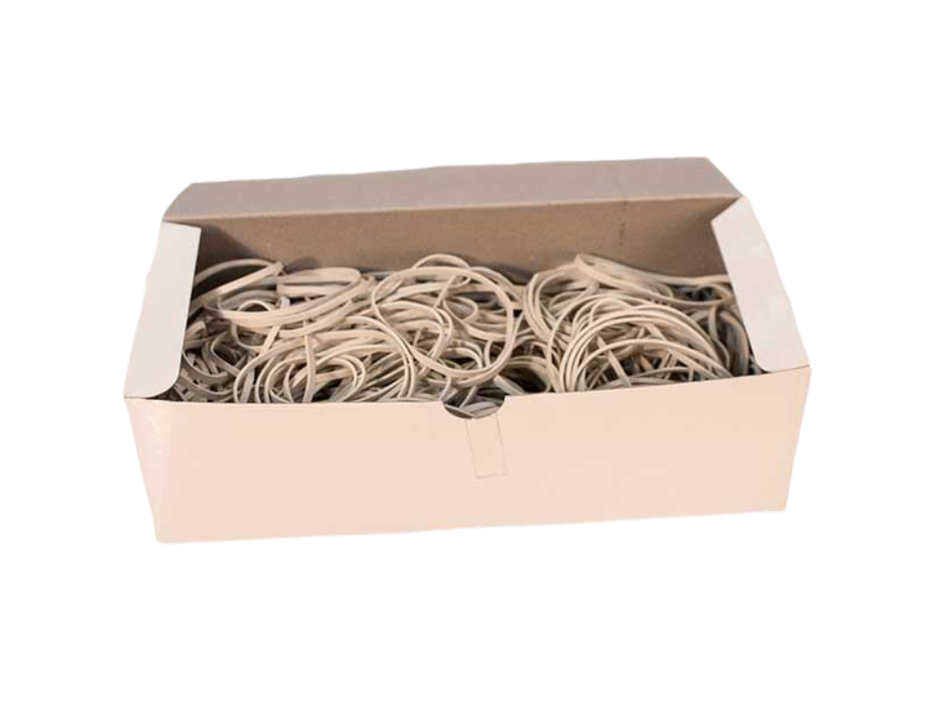 Elastikker | 220x5mm | hvid | 500 g ca 130 stk