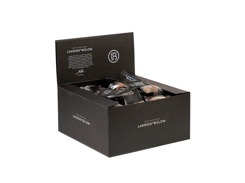 Lakrids by Bülow Box | Crispy Caramel | 60 poser á 2 stk | 720g