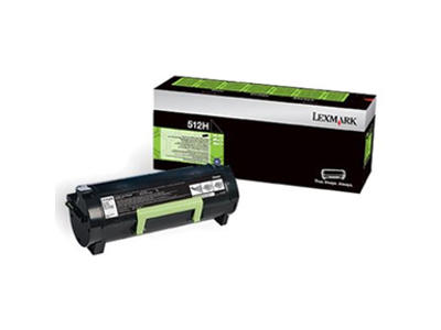 Lexmark toner 51F2H00 sort, 5000 sider