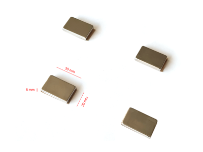 Bica magnetsæt til hylder og sammenhobling, 4 stk