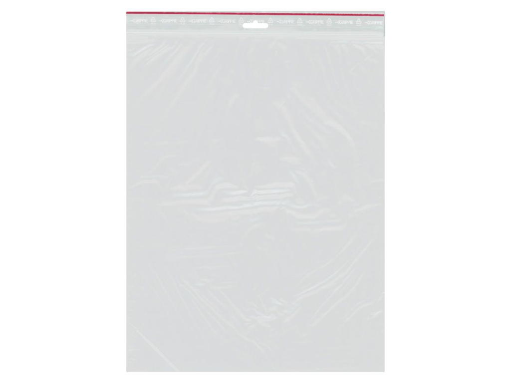 Lynlåspose - U/skrivefelt - str. 300 x 400mm - 1000 stk.