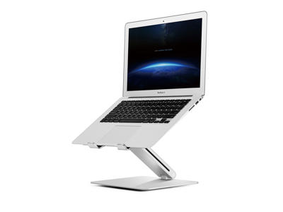 WERGON - Loke - Laptop/MacBook - Justerbar & foldebar holder 11-15,6" - Sølv