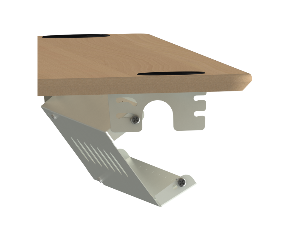 Kabelbakke hvid universal 96-166 cm