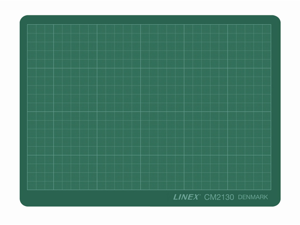Skæreplade 21x30 cm grøn A4