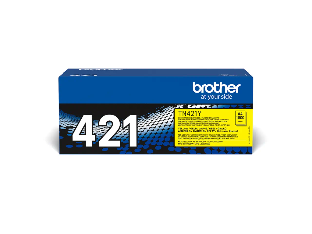 Brother toner TN-421Y gul, 1800 sider