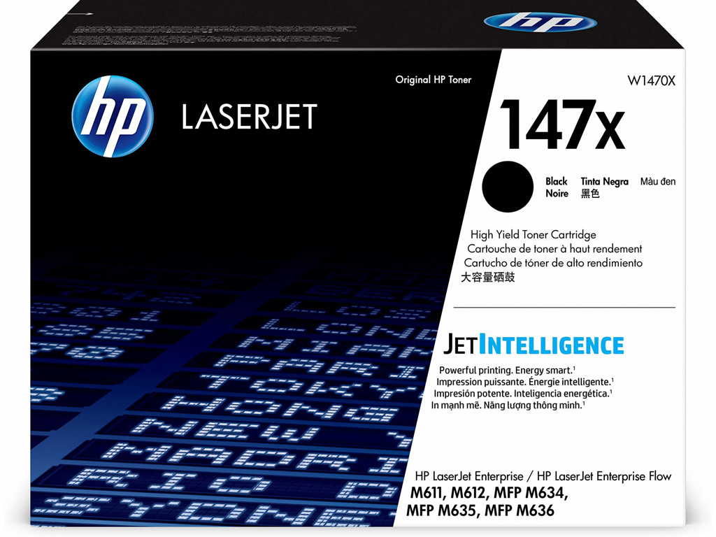 HP 147X toner W1470X sort, 25000 sider