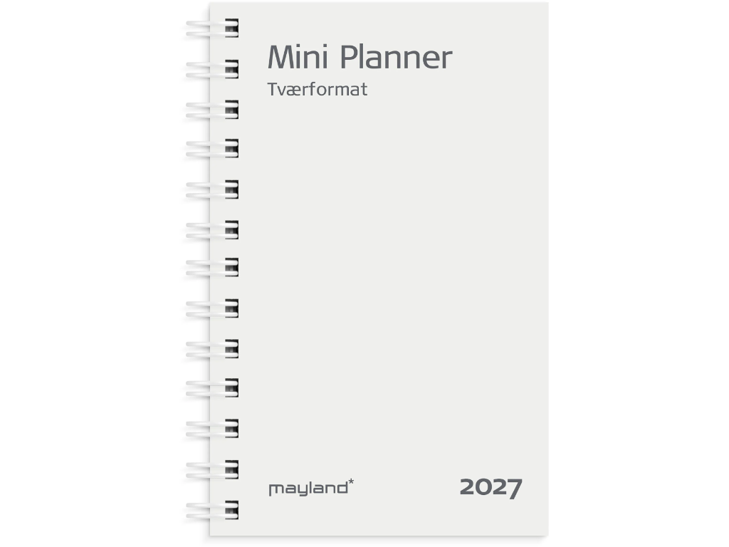 Mini Planner Ugekalender Refill 2027