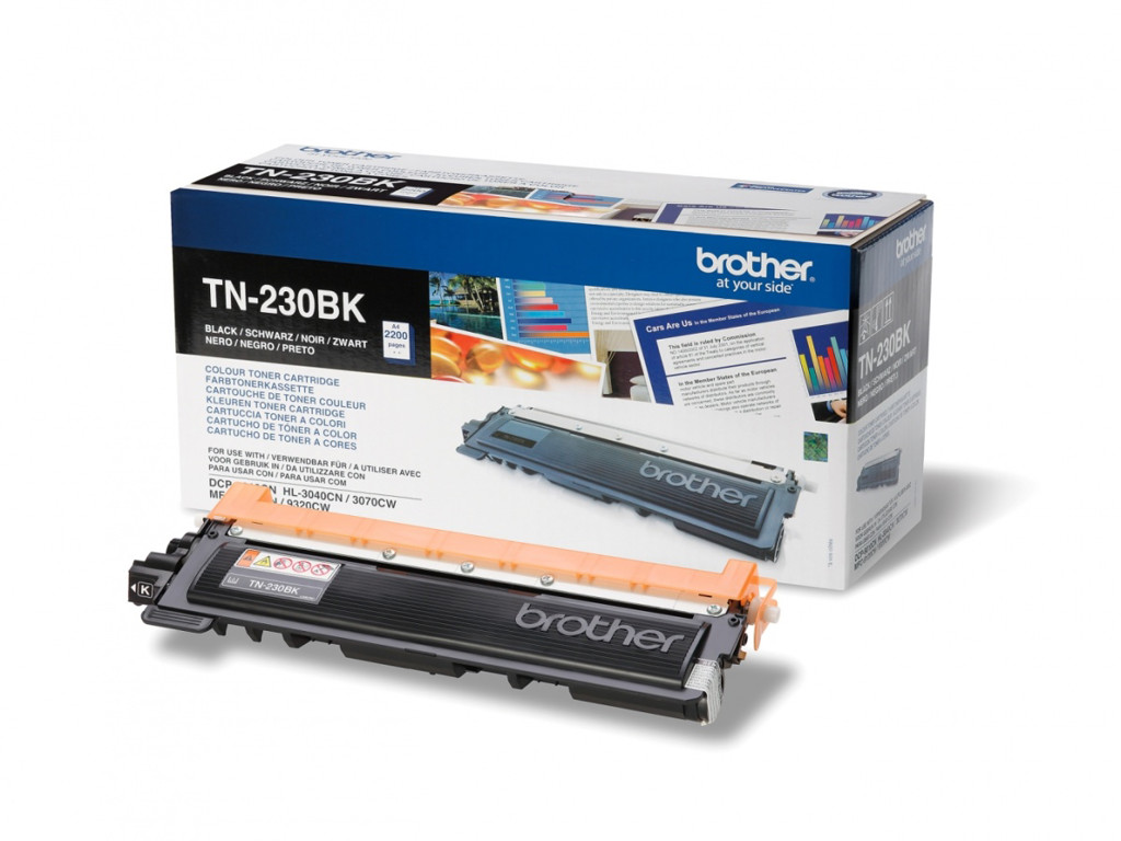 Brother toner TN-230BK sort, 2200 sider