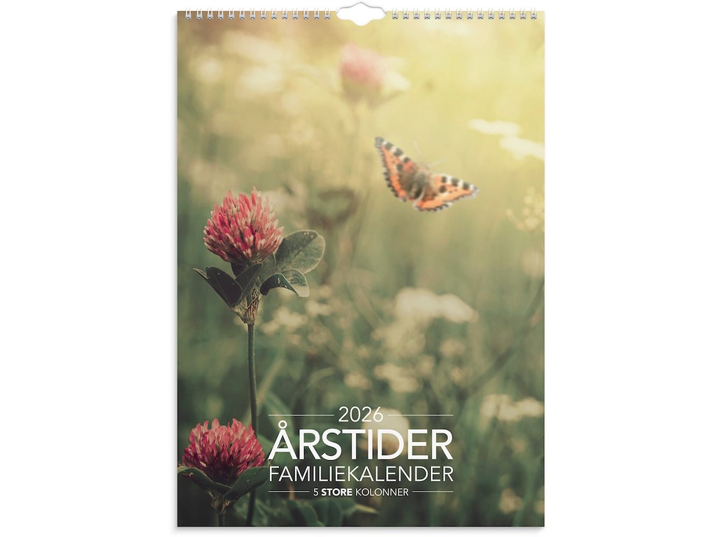 Familiekalender Årstider A3 2026