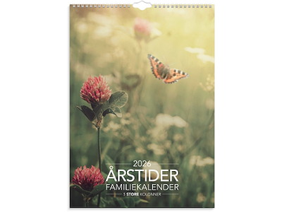 Familiekalender Årstider A3 2026