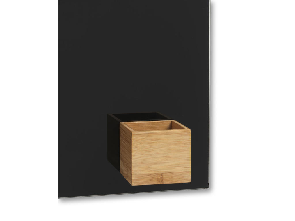 Bambuskasse m/magneter til glastavle