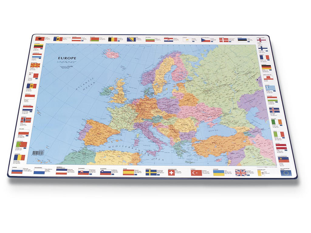 Skriveunderlag 44x63cm Europa 