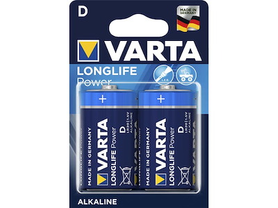 Batteri Varta Longlife Power D 2 stk