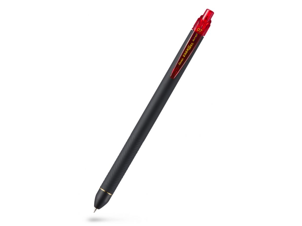 Rollerpen Pentel EnerGel BLP437 rød 0,7