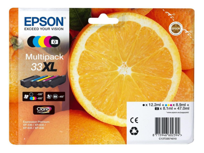 Epson blæk 33XL sampak 5 farver