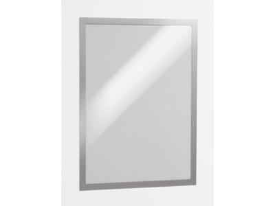 Skilt Duraframe® A3 sølv selvklæbende 2 stk