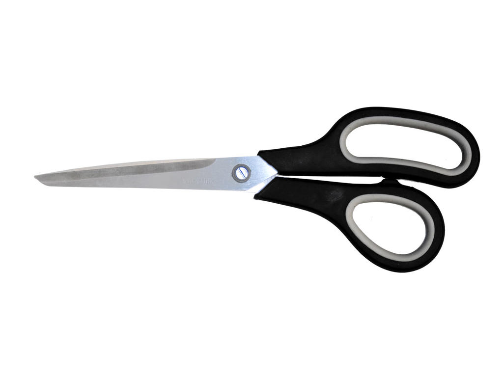 Saks office 215 mm spids sort/grå