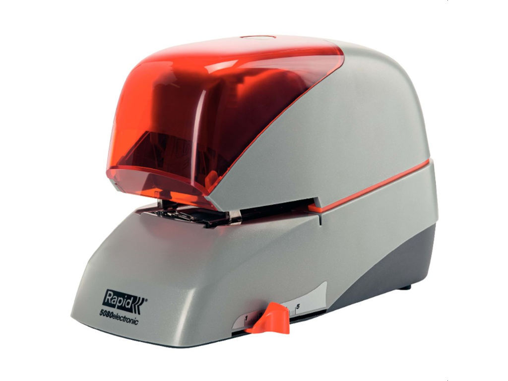 Elektrisk hæftemaskine Rapid 5080e sølv/orange