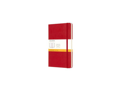 Notesbog Moleskine | Classic Hard | Linjeret | L | Rød