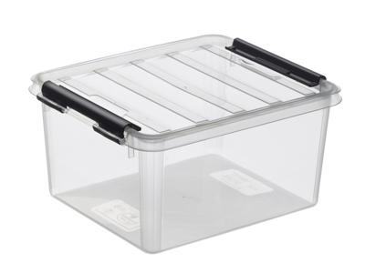Plastkasse SmartStore 21x17x11 cm med låg
