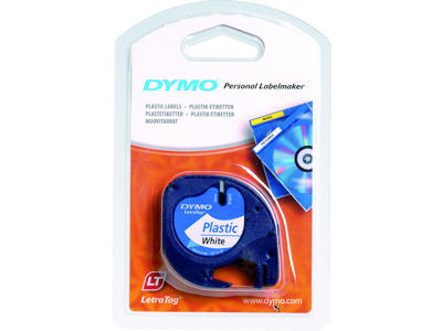 Dymo LetraTag tape 12mm klar plast S0721530 