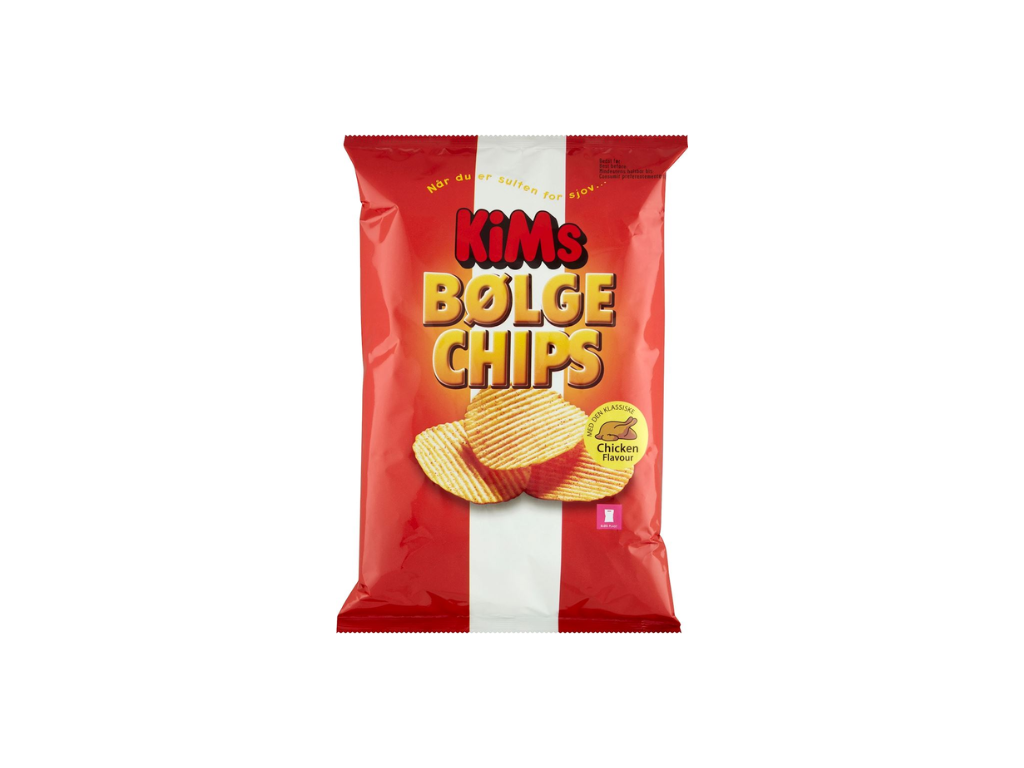 Kims Bølgechips Original, 20 x 170 g.