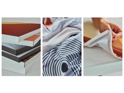 Akustikbillede 800 x 800 mm, aluminium kant