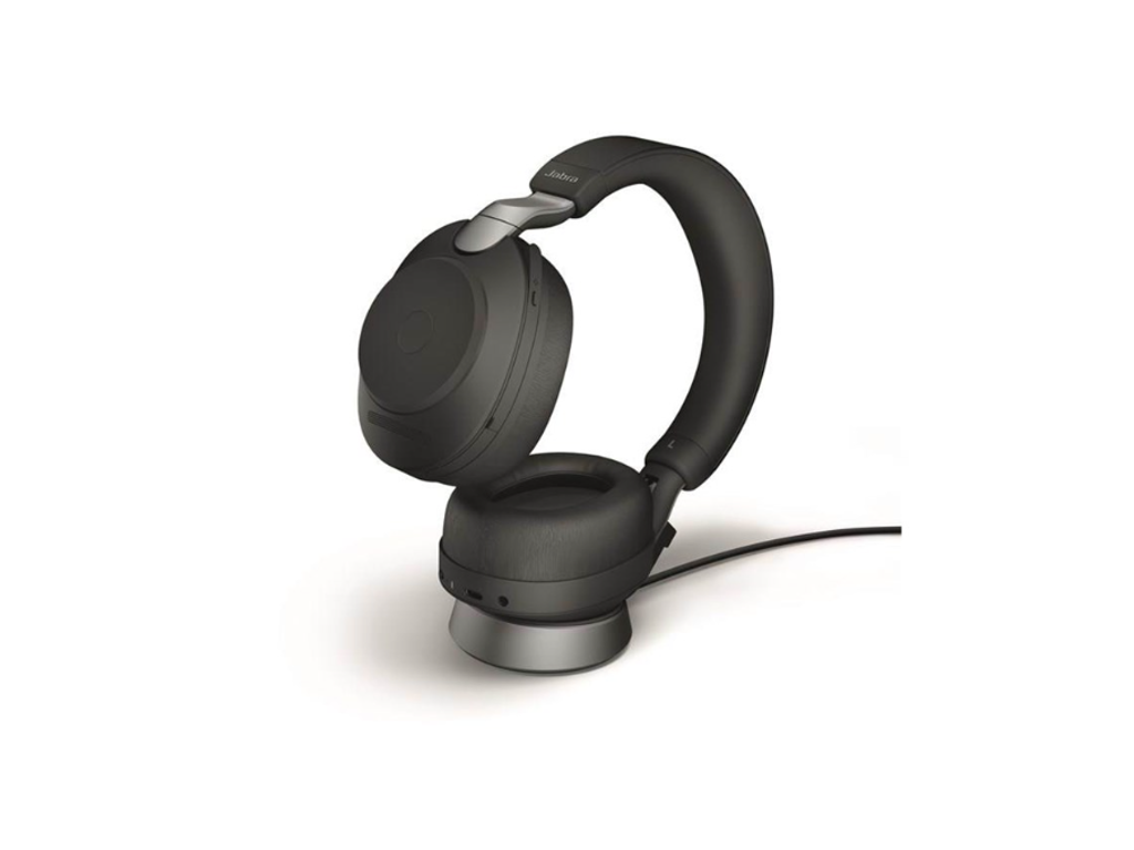 Headset Jabra Evolve2 85 UC stereo med ladestander sort