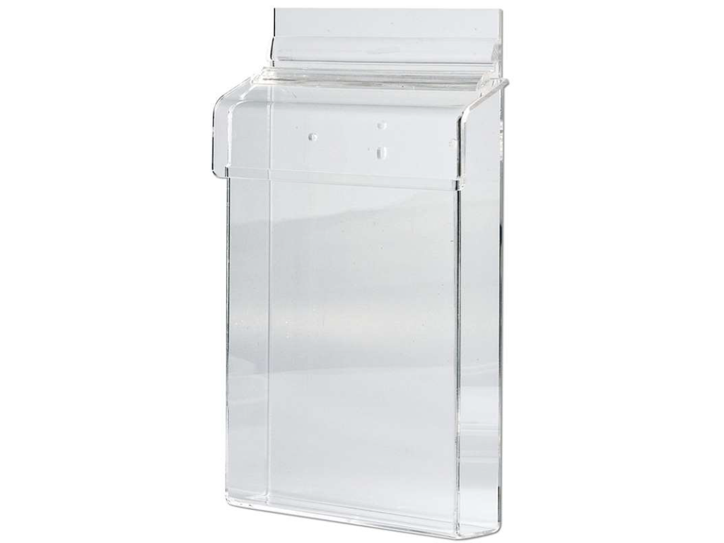 Brochureholder A6 postkasse udendørs dybde 3 cm