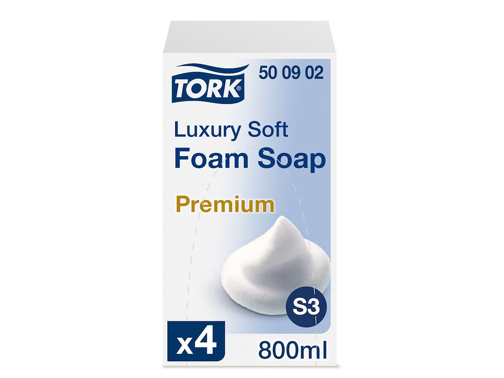 Sæbe Tork S3 500902 luxus 4x800 ml.