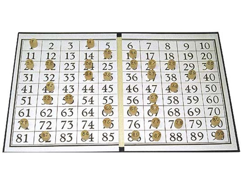 Kontroltavle til banko