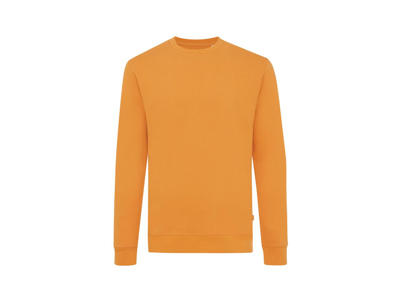 Iqoniq Zion Crew neck sweatshirt i genanvendt bomuld, sundial orange
