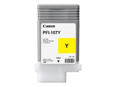 Canon blæk PFI-107 Y yellow